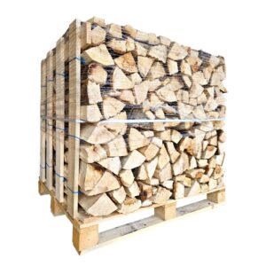 Bois pour poêle de masse - Résineux Aulne Tremble étuvé 25cm - 1,9 stères sur palette